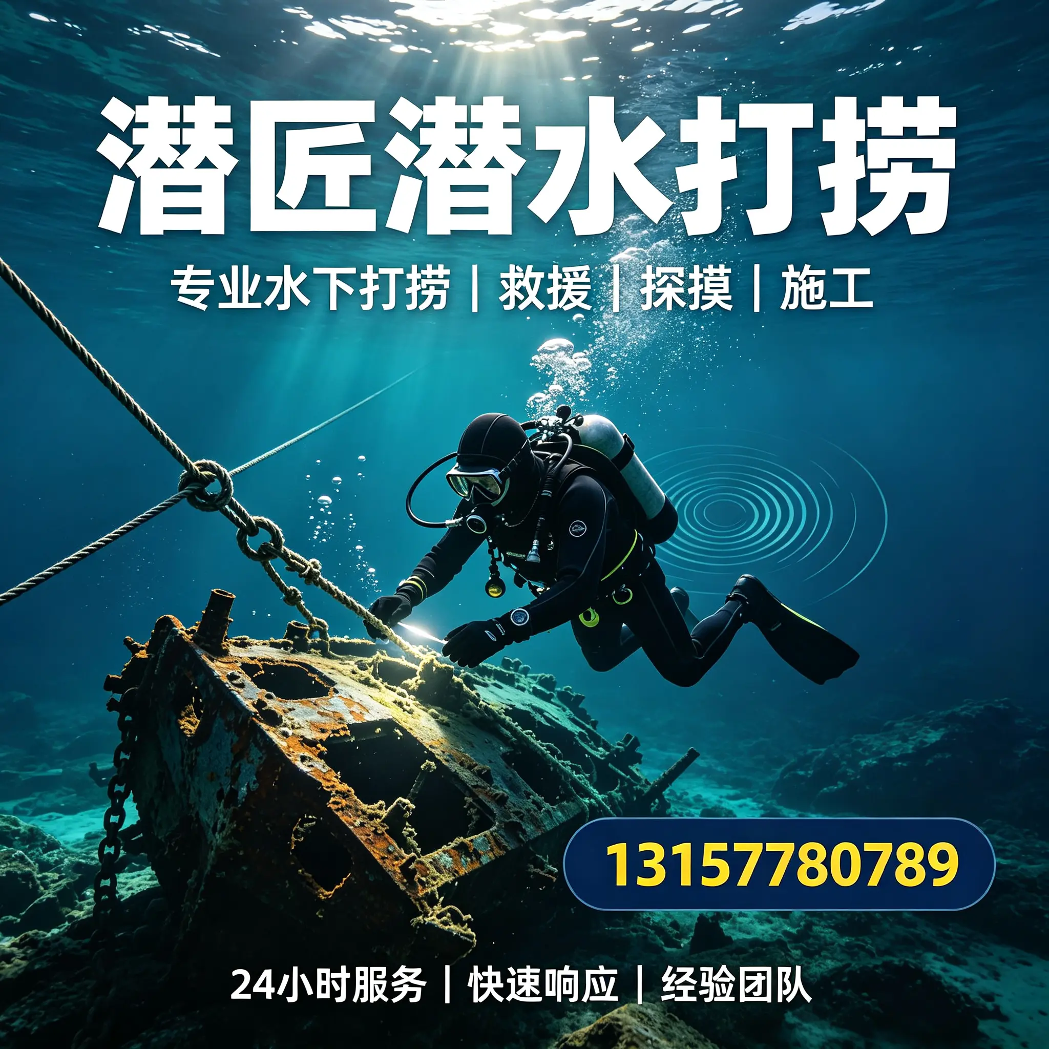 康定水下打捞作业服务产品
